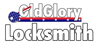 Old Glory Locksmith Logo