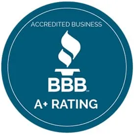 A + rating from the better business bureau